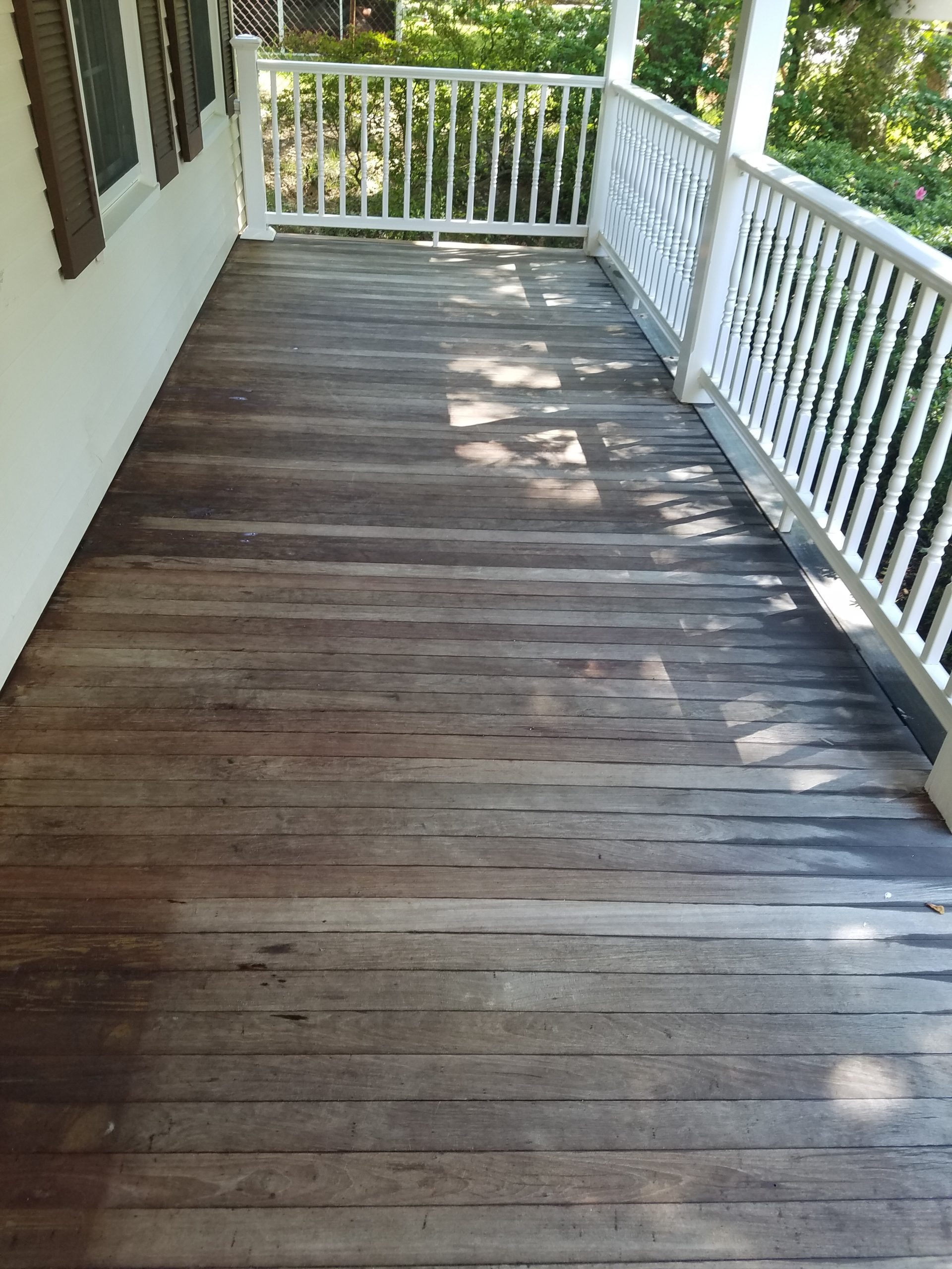 Porch staining 8