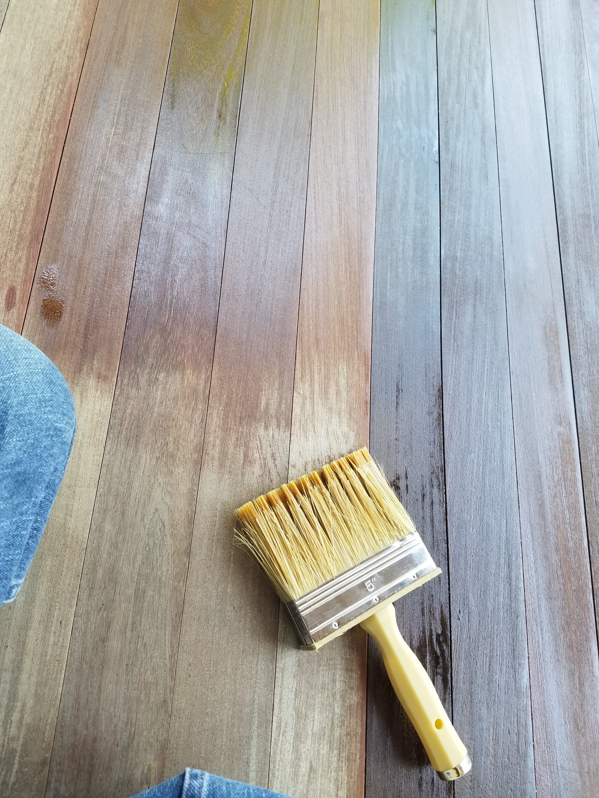Porch staining 4